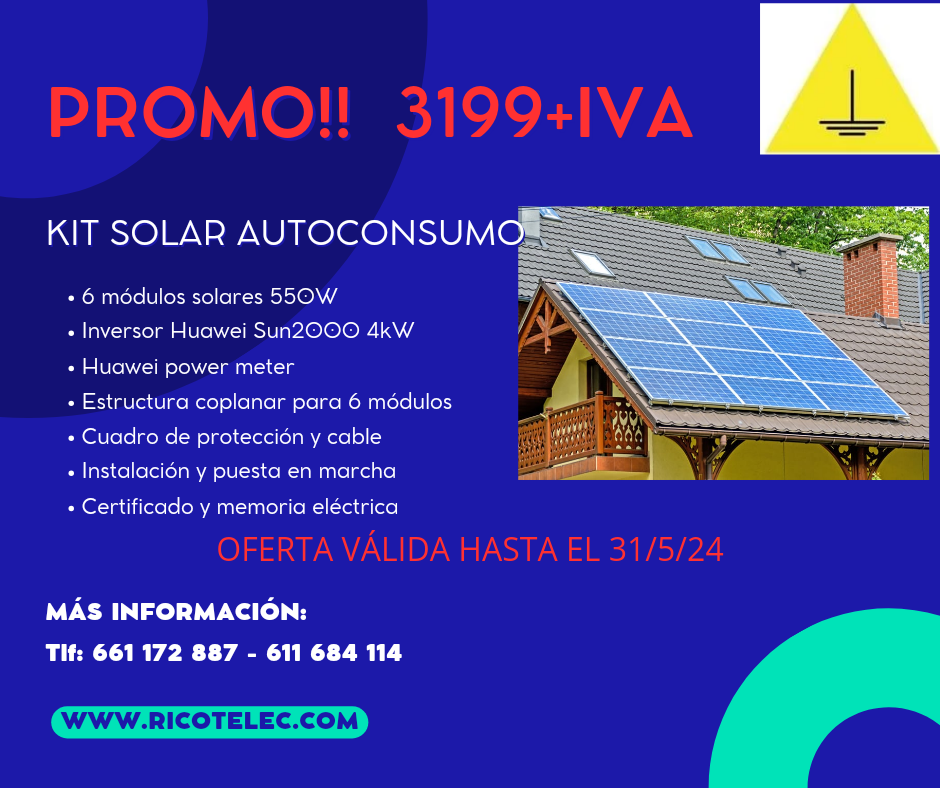 Promoción kit solar autoconsumo